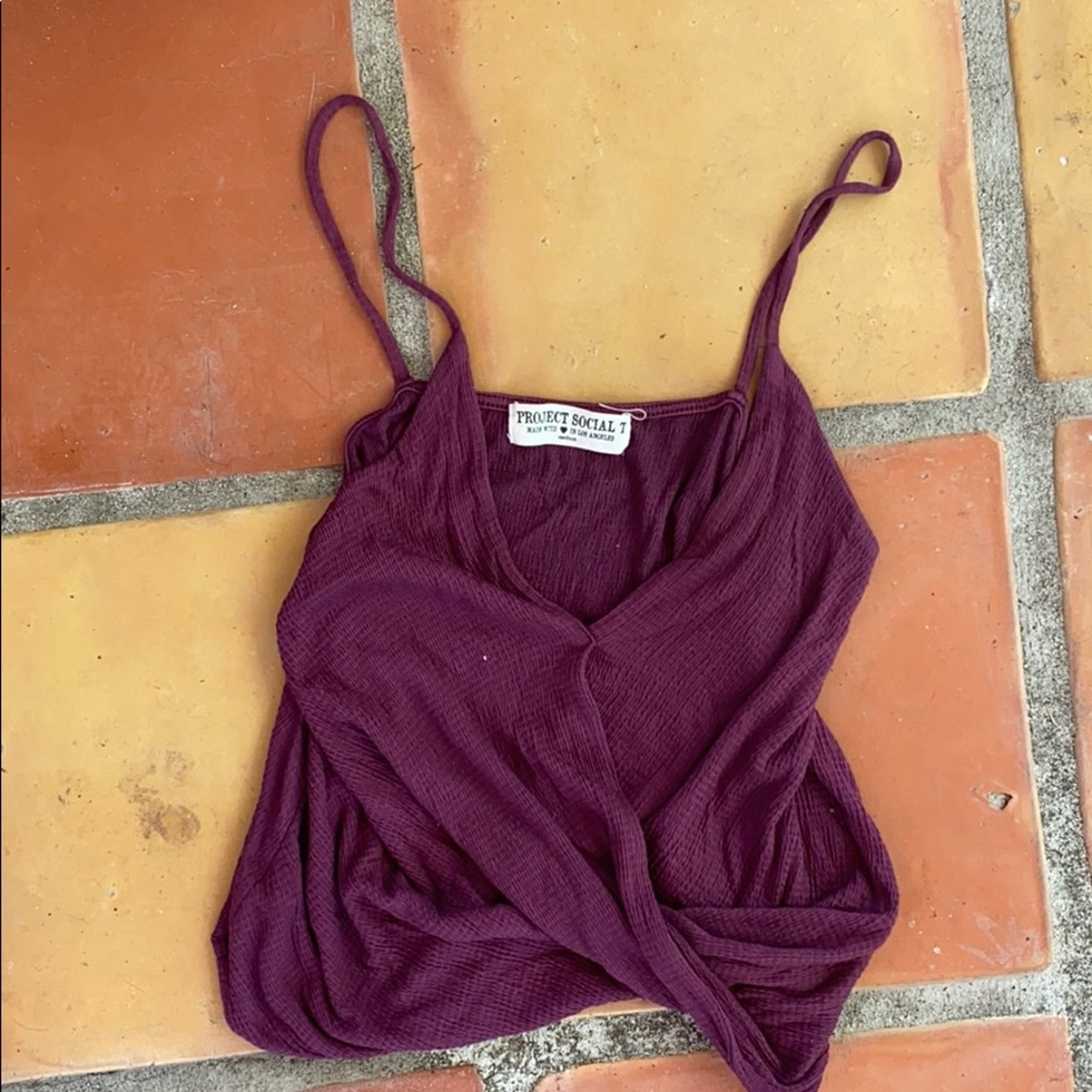 Maroon cami